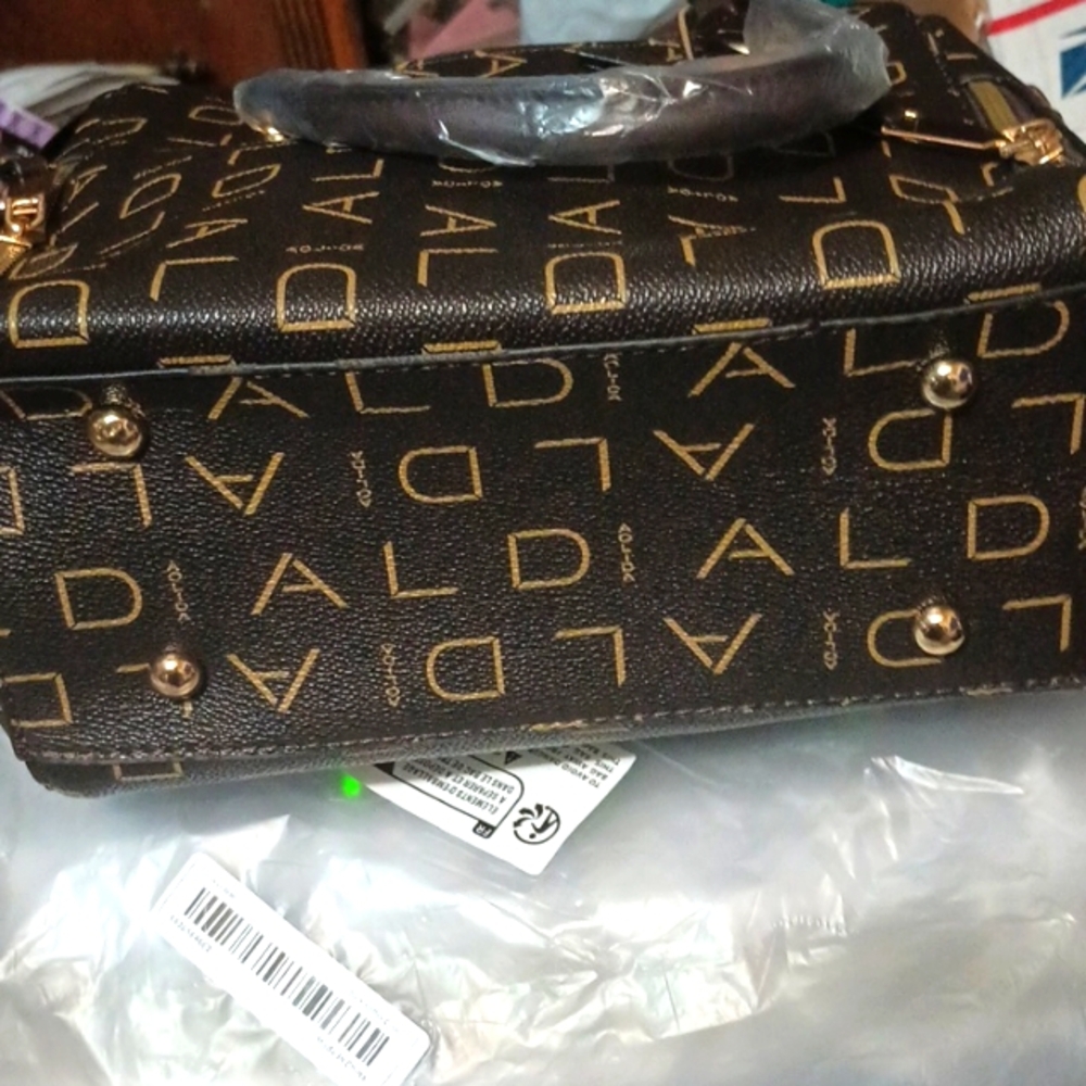 ALDO Brown and Gold bag - Picture 2 of 8